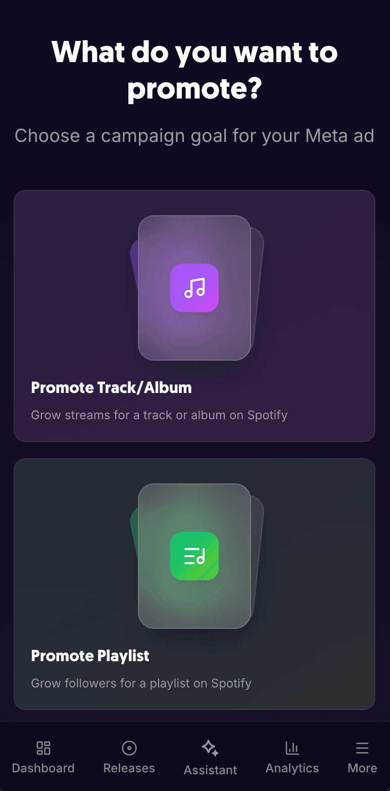 Promotion campaign mobile view